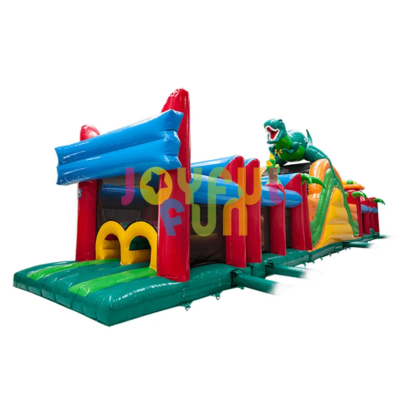 New design  popular inflatable obstacle course inflatable dinosaur obstacle beast obstacle course