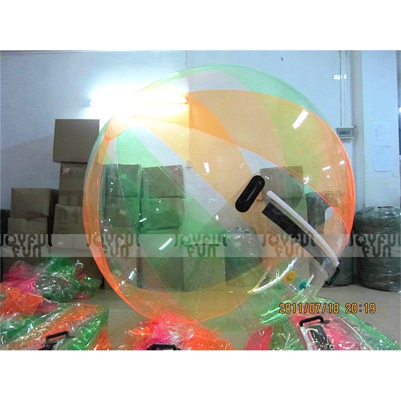 Colorful Bar by custom pattern inflatable water walking ball with big flower pateern color bar for sale