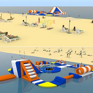 Joyful Fun OEM Factory Outdoor Inflatable Floating Water Park
