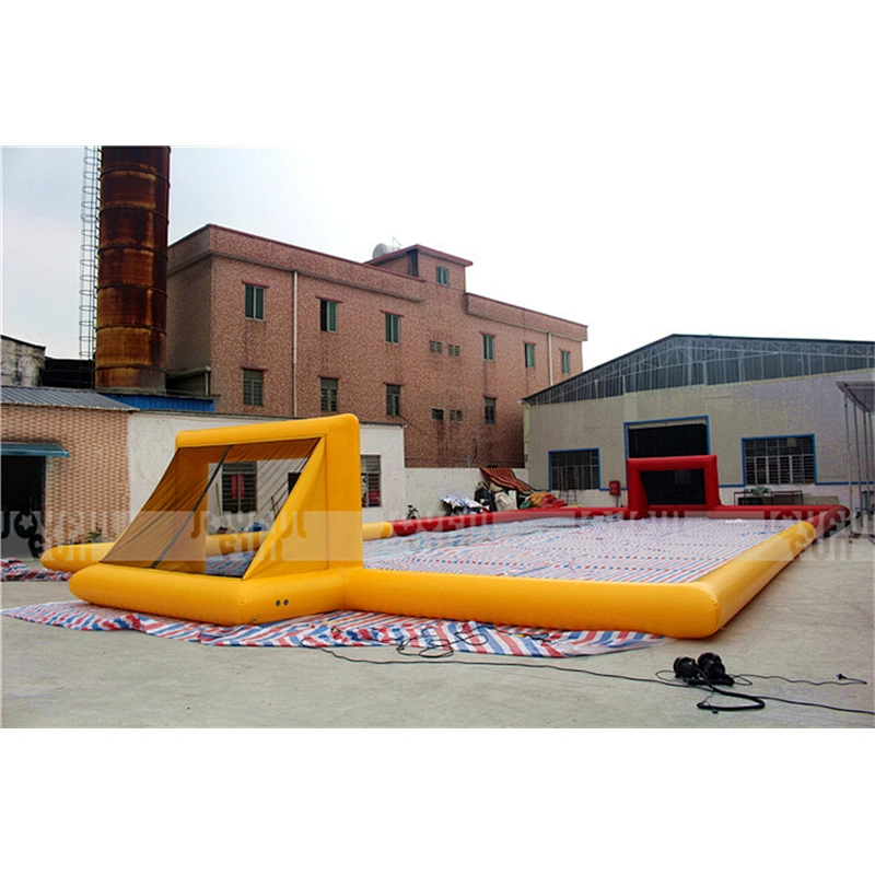Customized color inflatable soccer field in high quality factory good quality football field for sale
