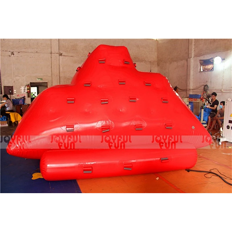 Hot Selling Funny Inflatable Floating Iceberg Slide Climbing Wall Inflatable Iceberg game for sale