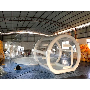 Customized design clear tent inflatable bubble dome tent