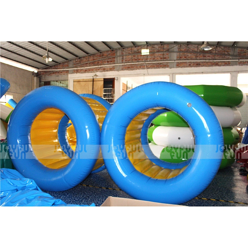 Factory cheap price inflatable roller wheel inflatable funny game for kids and adults water toy