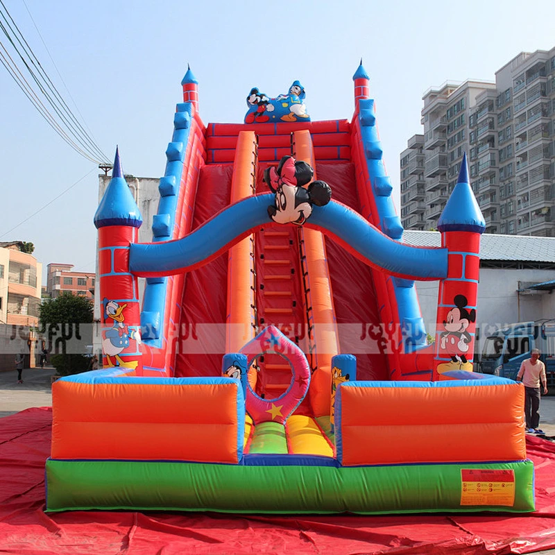 Factory Custom Top Quality 2 Slides Inflatable double Slide for Sale