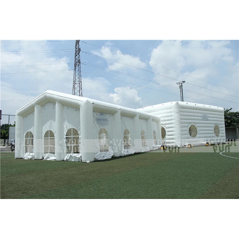 New top grade commercial inflatable tent durable inflatable white sewing tent for sale