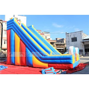 New design China factory price inflatable beautiful design giant dry slide inflatable slide jumping game for sale