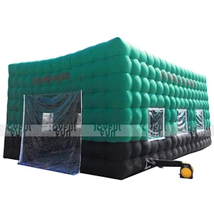 Promotional customized attractive price 15*7*5m/ ft square big inflatable oxford tent