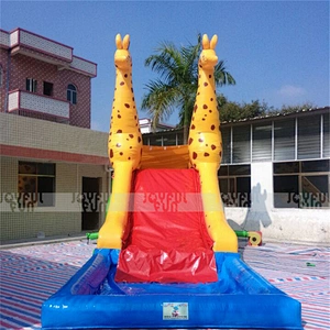 Guangzhou manufacturer top grade inflatable amusement park bounce slide inflatable deer design toy for sale
