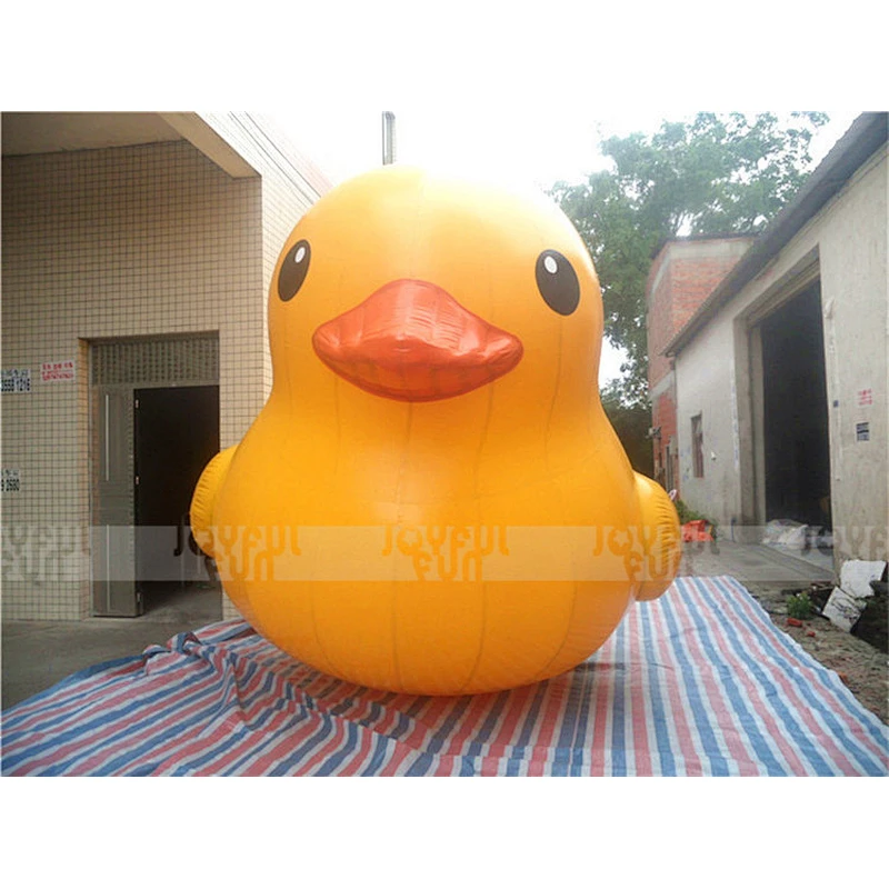 4m Customized Size Good Quality Welding Inflatable Advertisement Big Big Yellow Duck For Commercial Use Sale
