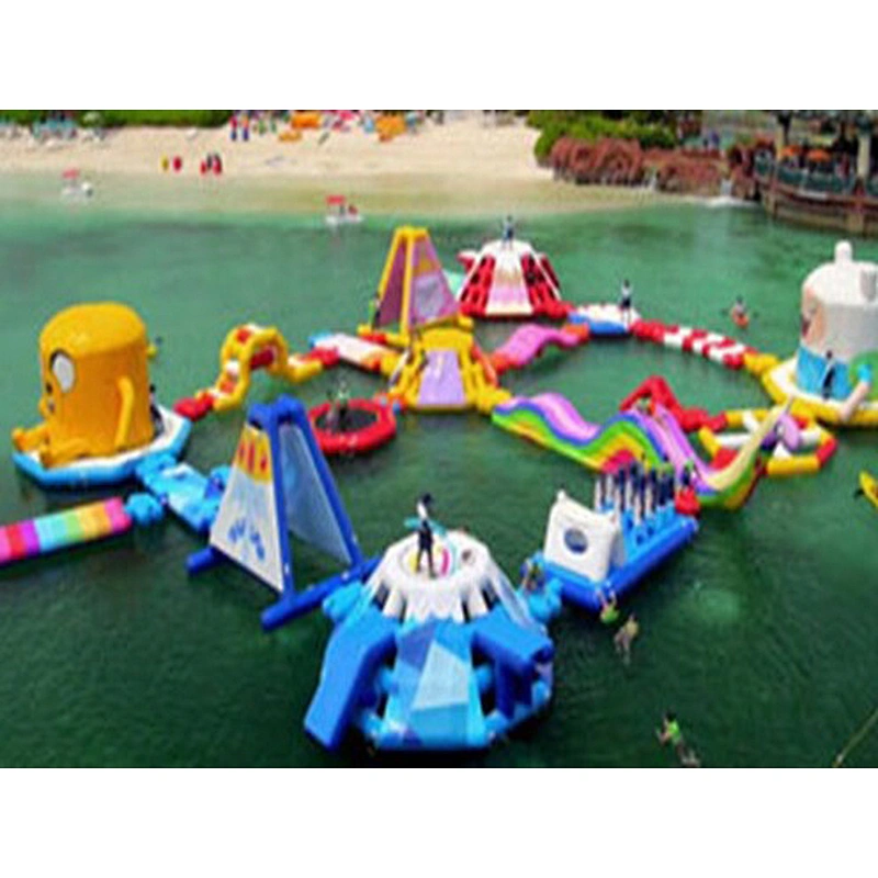 Inflatable park aquatic water park equipment playground for adult