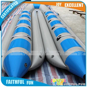 2017 NEW Especial High Quality Double Tube 10 Seats Inflatable Banana Boat
