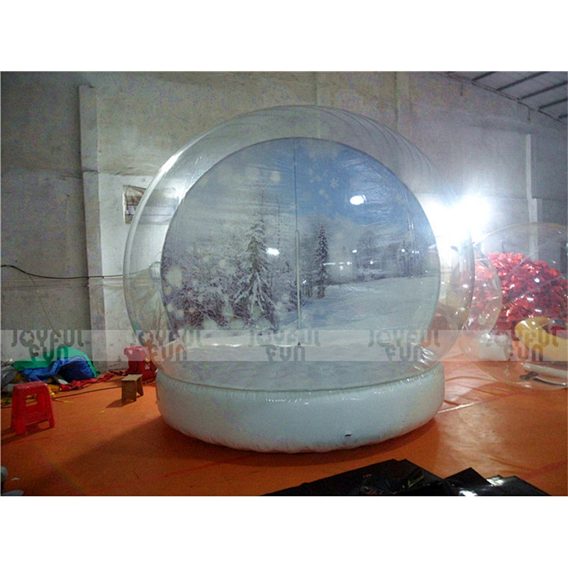 Customized Events and Wedding Decoration Giant Human Size Inflatable Christmas Snow Globe