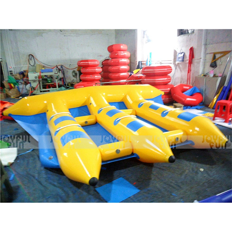 Popular water game inflatable fly fish tube towable inflatable banana boat