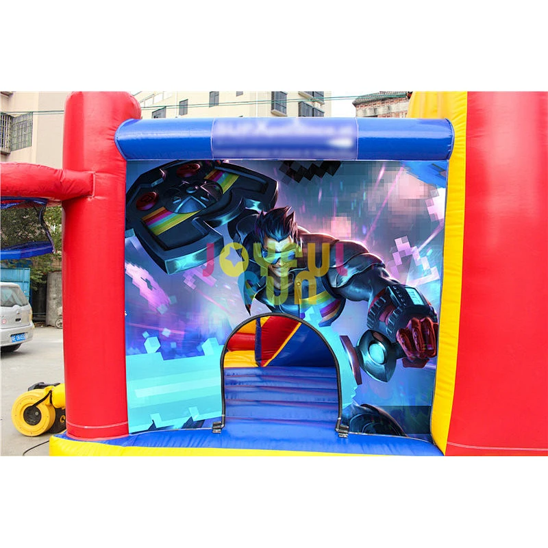 2021 hot sale factory Multi-functional commercial inflatable dry slide jumping castle