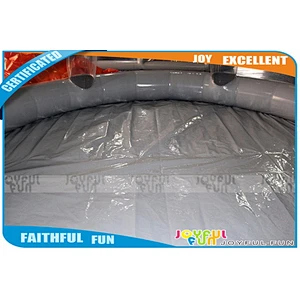 Clear home gym inflatable tent with basketball hoop for children
