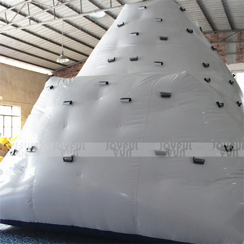 Funny hot sale Aqua water game inflatable iceberg, climbing mountain ice berg, inflatable water island toys for adult