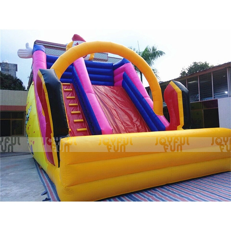 Cheap price commercial inflatable water slide, inflatable slide with landing, inflatable bouncy slide for sales