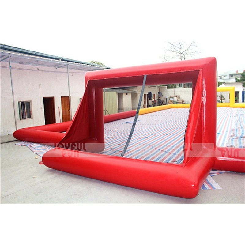 Wholesale Factory Price Outdoor Inflatable Football Field Used Commercial Inflatable Soap Soccer Field for Adult