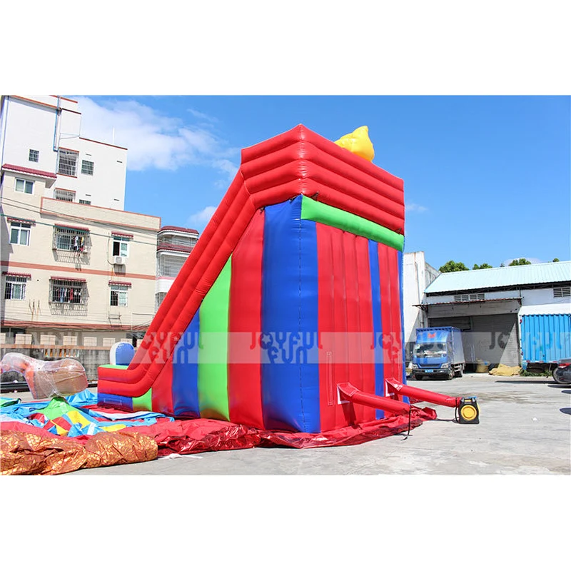 2017 Popular Items Color Combination Giant Inflatable Water Slide for Sale