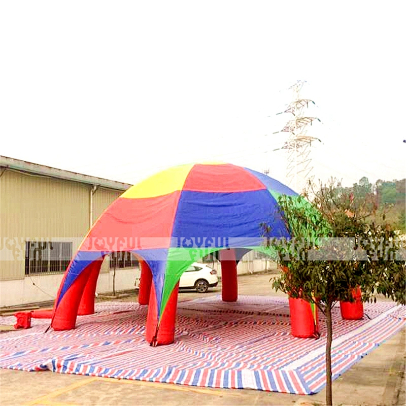 Outdoor colorful inflatable tent for sale
