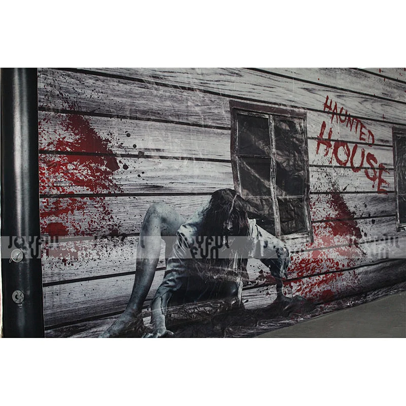 Exciting airtight halloween horror inflatable maze house for sale