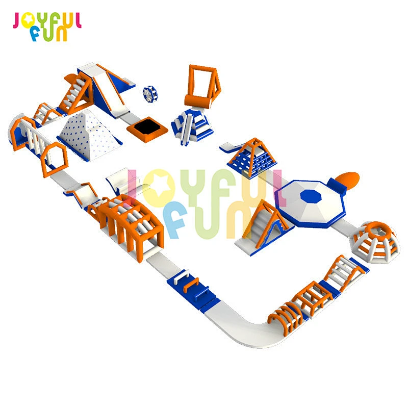 Joyful Fun 2021 Customized Adventure Park Big Outdoor Inflatable Floating Water Park