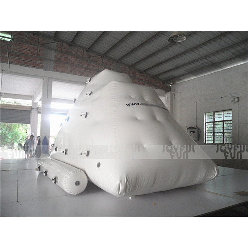 Cheap Price Camping Inflatable Iceberg with Slide for Sale