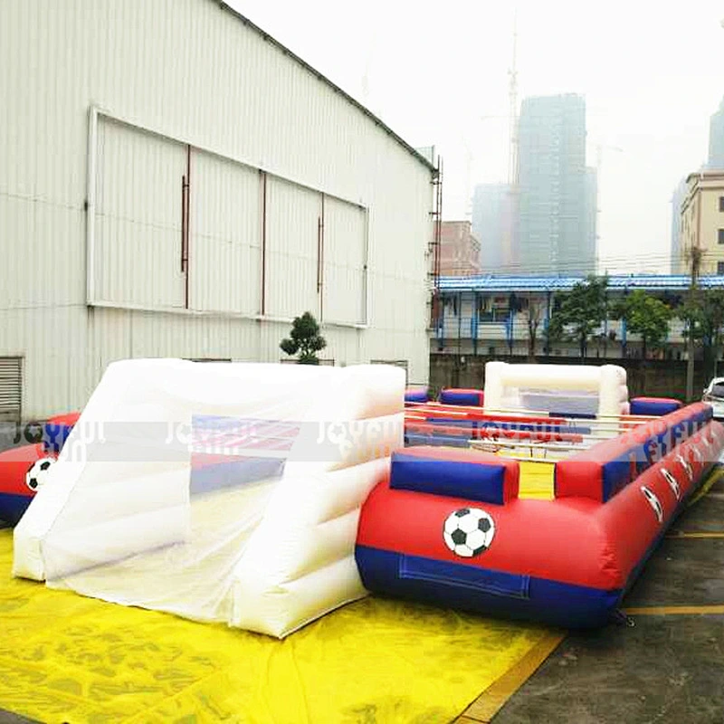 Funny Sport Human Table Soccer Game Adult Custom color design Inflatable Football Field with digital print