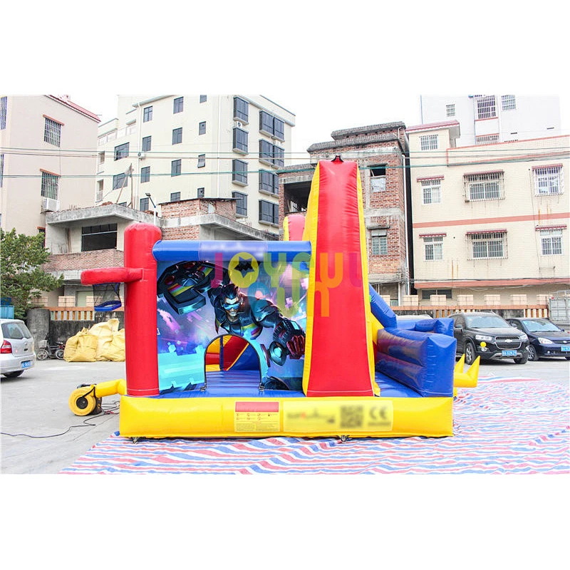 2021 hot sale factory Multi-functional commercial inflatable dry slide jumping castle