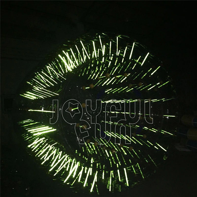 New promotional light reflecting inflatable water floating toys inflatable lake toys inflatable rolling tube for adults