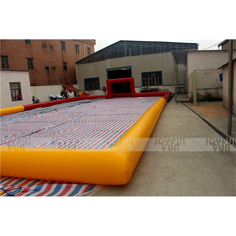 Customized color inflatable soccer field in high quality factory good quality football field for sale