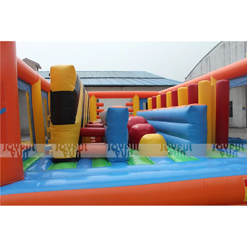 Alibaba Export Sports Items List Colorful Inflatable Obstacle Courses for Sale