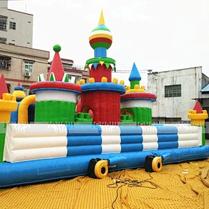 Giant Colorful Kids Indoor and Outdoor Equipment Inflatable Playground for Sale