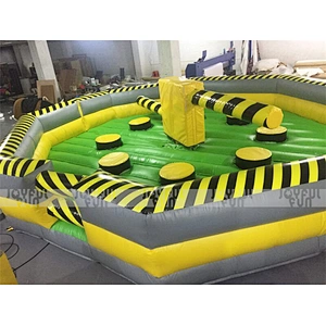 New design best sell inflatable wipe out game melt down inflatable toys for sale