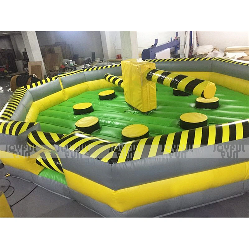 New design best sell inflatable wipe out game melt down inflatable toys for sale