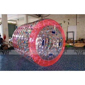 New design commercial products inflatable toys colourful roller wheel funny game for sale