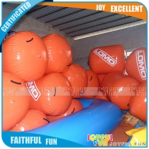 Factory price inflatable paint ball obstacle for sale