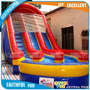 Large argearge Inflatable Funny Water Slides with Pool, Inflatable Swimming Pool Slide for Sales