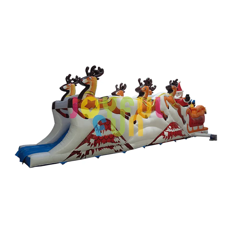 Christmas Theme Inflatable Obstacle Course Durable Inflatable Obstacle Christmas Deer Obstacle Course
