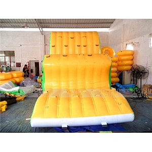 Factory Direct Price Outdoor Inflatable Rock Slide Inflatable slid See Saw Floating water Day and wet Commercial use