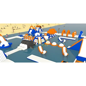2021 Hot sale commercial floating water game inflatable amusement water park