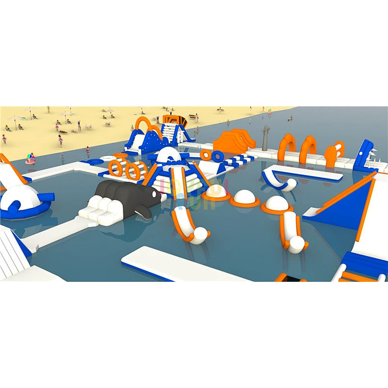 2021 Hot sale commercial floating water game inflatable amusement water park