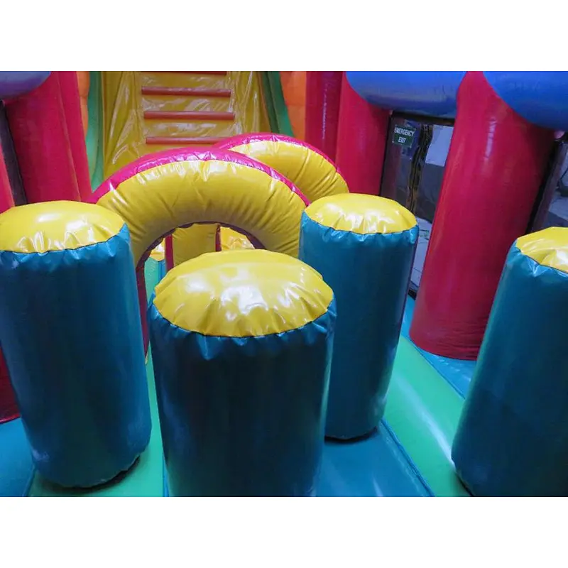 Wholesale Customized Obstacle Course Commercial Large Outdoor Inflatable Obstacle Course for Adult