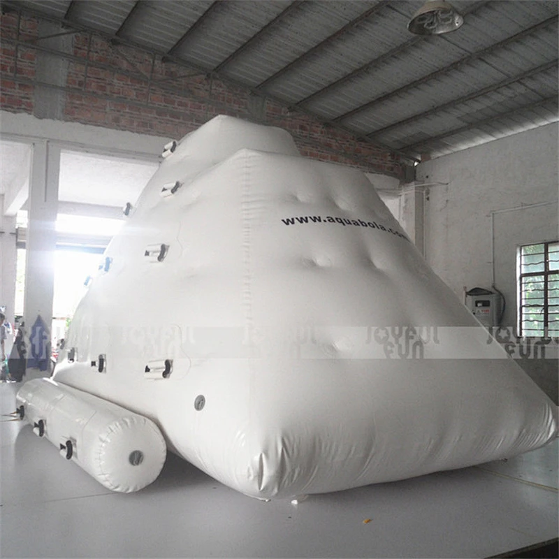 High quality giant water park equipment climbing inflatable iceberg slide inflatable water game for amusement park