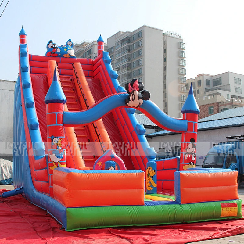 Factory Custom Top Quality 2 Slides Inflatable double Slide for Sale