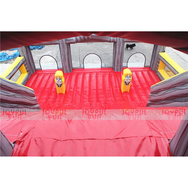 Customize Durable Big Inflatable Castle Playground with Big Slide for amusement park