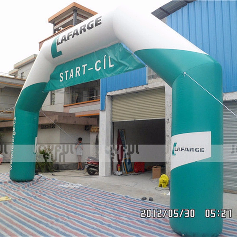 Custom Print Inflatable Race event start archway finish line Plastic march entrance way