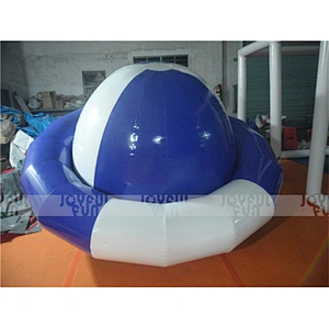 Customized UFO inflatable water floating toys for sale