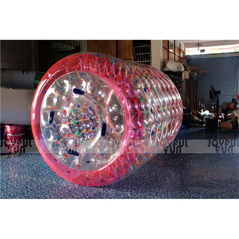 New design commercial products inflatable toys colourful roller wheel funny game for sale