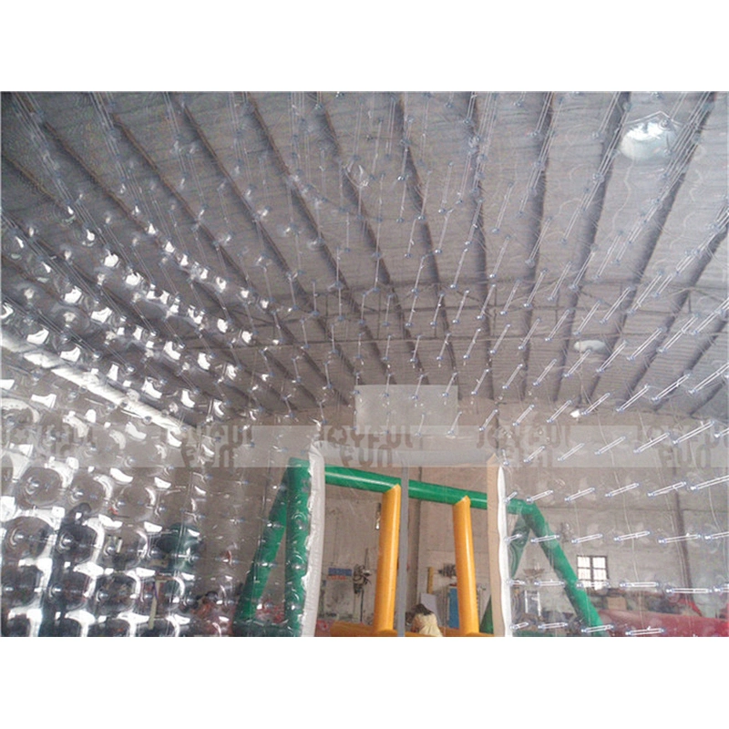 Outdoor giant welding inflatable globe inflatable transparent clear dome tent inflatable popular tent for sale